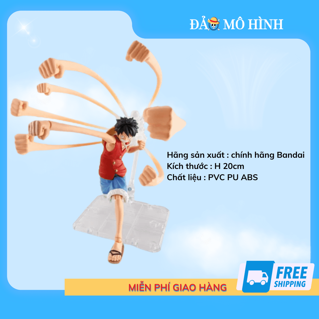 Mô hình One Piece – Monkey D. Luffy Shf Romance Dawn Set Figure